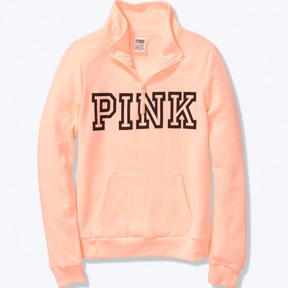 PINK Victoria's Secret | Tops | Vs Pink Everyday Lounge Perfect Quarterzip  | Poshmark
